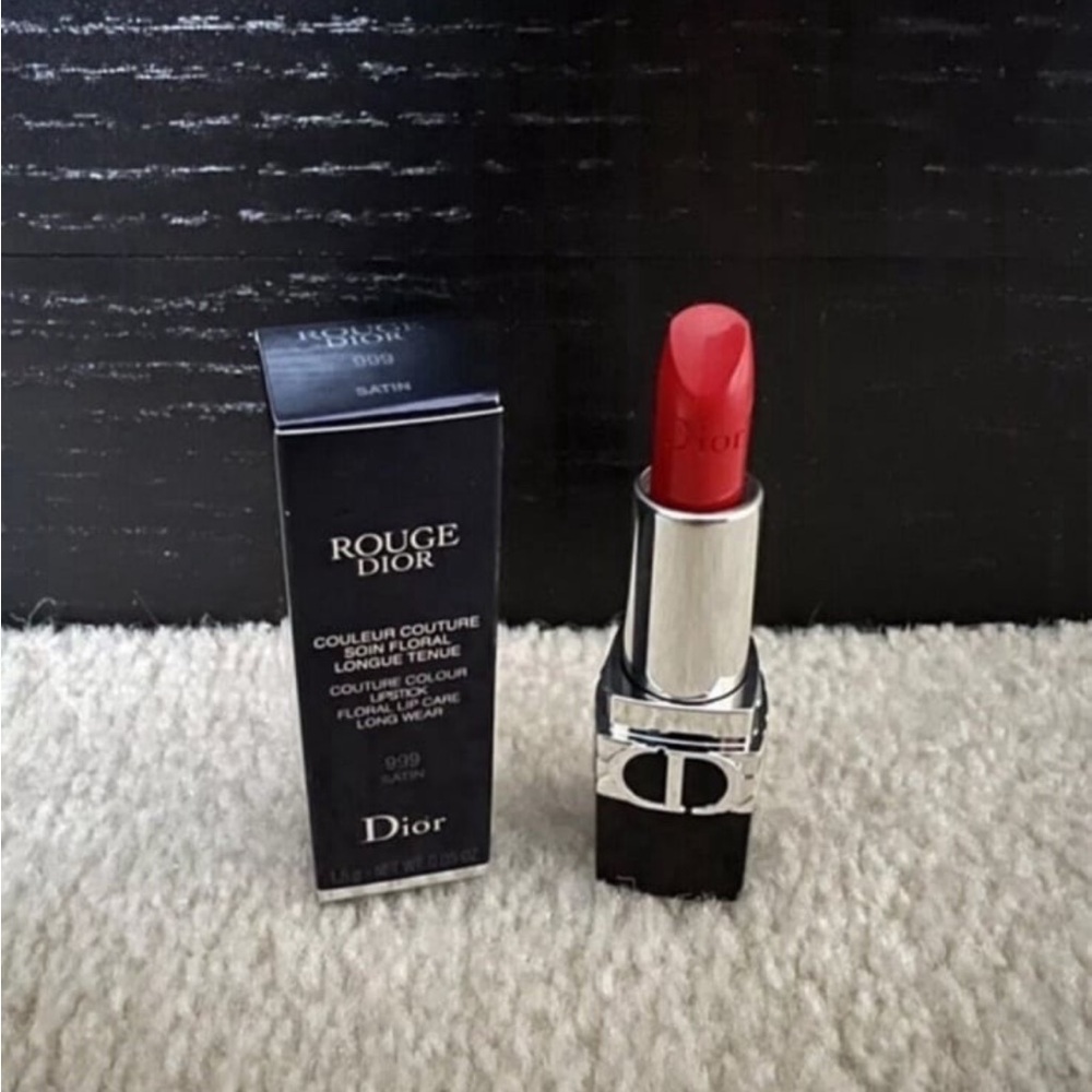 NWB Christian Dior Mini Rouge Dior Lipstick 999 SATIN 1.5g / 0.05 Oz Travel